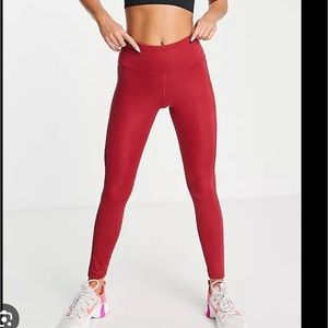 Red Nike Dri-Fit Leggings